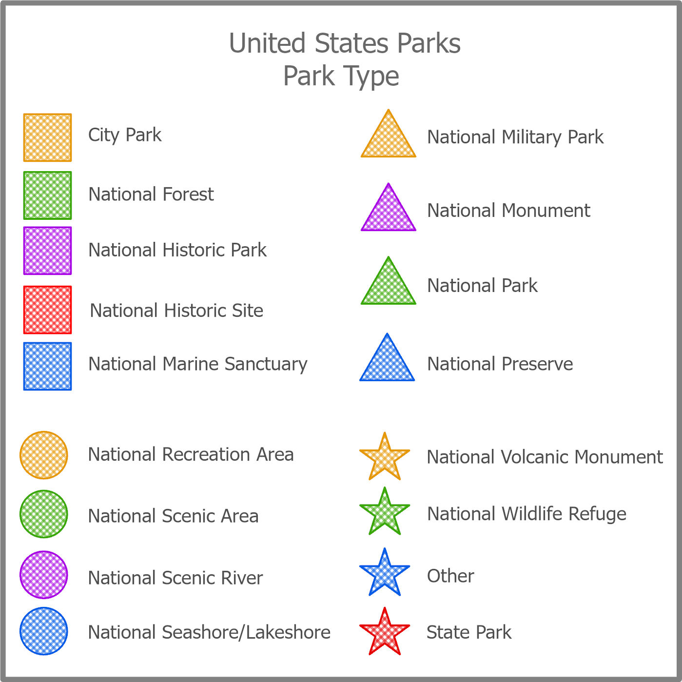 US national parks map